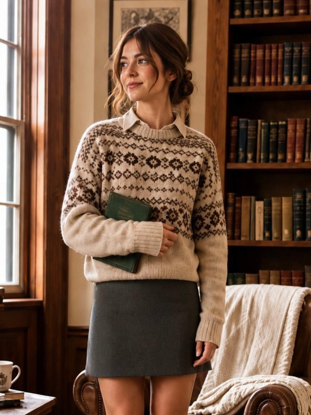 J. Crew Wool Blend Mini Skirt